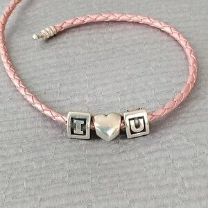 Pandora I (heart) U Charm